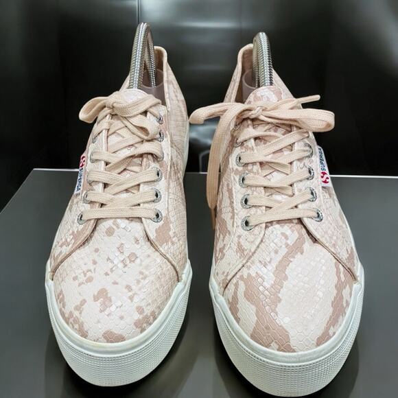 Superga beige/pink Slip-On Sneakers 41.5/ 10.5 - 11 - Picture 4 of 8
